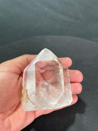 Clear Quartz Crystal Point AAA | Natural Polished Quartz Obelisk | Collector Grade Transparent Mineral From Brazil - Etsy