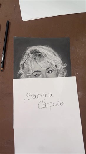 @Sabrina Carpenter #draw #sabrinacarpanter #drawingprocess | drawing