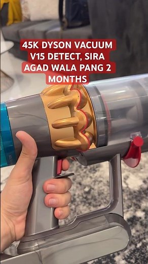 Dyson vacuum V15 detect buttons not working and stopped functioning #dysonph #dysonv15 #dysoncacuum