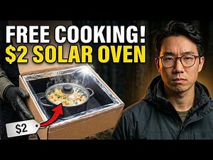 $2 Solar Oven That Cooks Real Food Using Sunlight the Energy Industry Hopes You Never Build