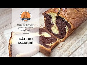 Gâteau Marbré Chocolat Vanille : Un Classique Indémodable en 20 Minutes ! 🎂🍫