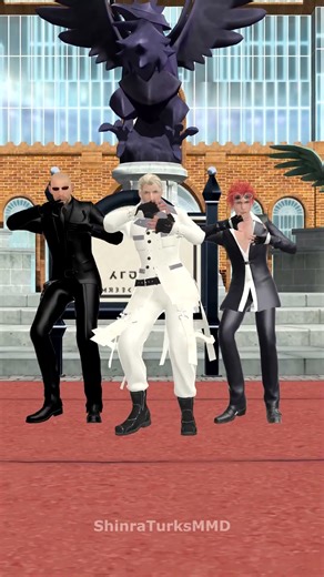 [MMD] big guy / SpongeBob - Rufus Shinra, Reno, Rude Turks dance Final Fantasy 7 Rebirth