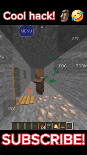 Cool hack!🗿🤣 #minecraft, #minecrafthack, #funny, #memes .