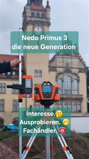 Neuvorstellung Nedo Neigungslaser Primus 3 - die neue Generation! Lies die Beschreibung.