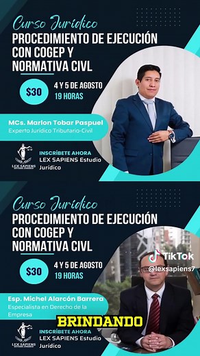 Curso sobre Procedimiento de Ejecución con COGEP 2025