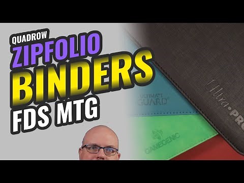 Best Quadrow Zipfolio Binder for CCGs | An FDS Review
