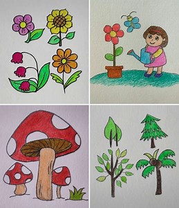 343K views · 4.2K reactions | Super Simple Flower Drawings for Beginners :) | Simple Drawings | Facebook