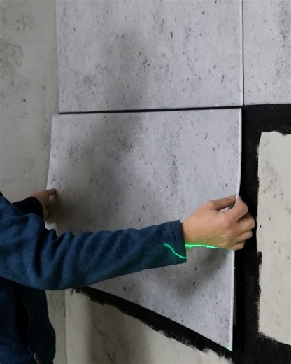 243K views · 237 reactions | TV Wall Panel – DIY 'Concrete' Style Boards & 75 Inch TV Mounting Office Part 5 | DIY & Crafts | Facebook