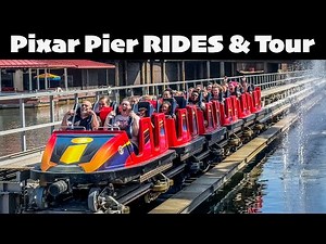 LET'S RIDE! Pixar Pier Walk Through WITH RIDES | Disney California Adventure [2024]