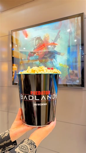 1.7K views | Our Predator Badlands popcorn buckets have arrived!  Predator Badlands is out today! Get your tickets now on our website. ️ | REEL Cinema Rochdale | Facebook