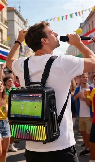 Diamond Speaker Patent and Private Model Bagstyle Dual 4 Inch Woofer Mobile Portable Karaoke Machine