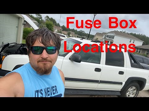 2001–2006 Chevrolet Avalanche Fuse Box Locations (Tahoe,Suburban,Silverado,Yukon,Denali)