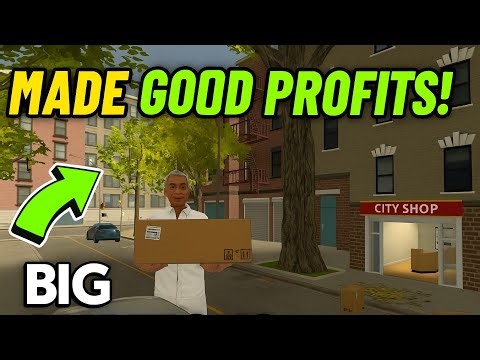 Made BIG Profits in City Shop Simulator! 💸 | Business Tycoon Gameplay