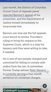 33K views · 395 reactions | Breaking: An appeals court in Washington, D.C., denied Steve Bannon’s attempt to avoid prison | Doubledeemuva Blaqurate News | Facebook