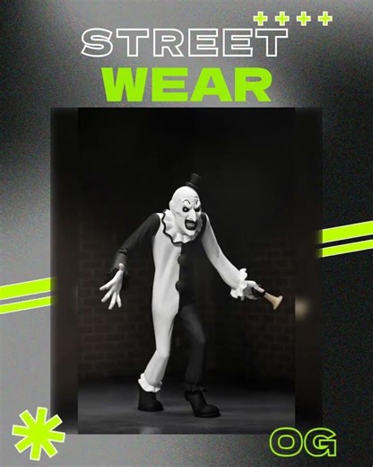 NECA Terrifier Toony Terrors Art the Clown 6-Inch Scale Action Figure