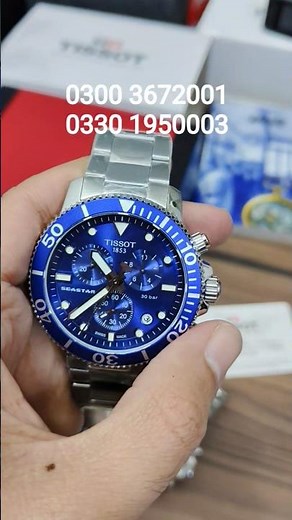 Tissot Seastar Luxury Chrono Sports Watch Quick Review