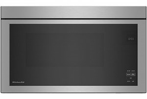 KitchenAid 1.1 Cu. Ft. Over-The-Range Microwave with Flush Built-In Design in PrintShield Stainless Steel - KMMF330PPS