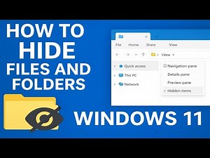 How to Hide Files and Folders in Windows 11 | Windows 11 Tips: Hide Any File or Folder in Seconds