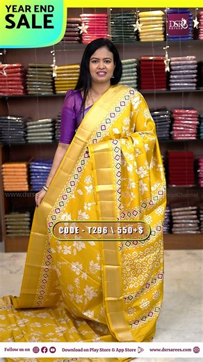 Mythili Koyam Gopal on Instagram: "Year End Sale !!! ❌ LIMITED STOCK ❌ Hurry Up 👍🏻 ❌ No WhatsApp booking Only Website booking ❌ Raw silk semi Tusar sarees Original price - 999+$ Offer price - 550+$ Saree - 6.3 mtr Printed Pallu Printed blouse Wash care - Normal Wash Note: There Might be slight variations in the actual Colour of the product due to different screen Resolution Booking No: Sasi- 9653484447 Kavya -9443143352 Shalini- 7305626399 Kousalya - 6374441254 WhatsApp AI chatbot 24/7 support