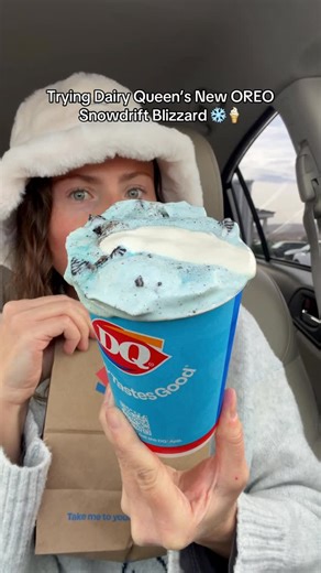 Morgan Chomps | Would you try this new OREO Snowdrift Blizzard at Dairy Queen? ❄️🍦 @dairyqueen #dairyqueen #icecream #oreo #newfood #fastfood #dessert... | Instagram