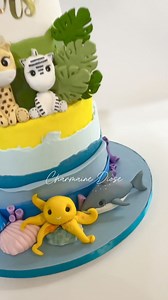 Napaka daming animals ng cake ‼️ #charmscakes #charmainediose #fondant #fondantcake #customizedcak | Charm's Cakes and Cupcakes