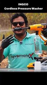 Ingco Cordless Pressure Washer #pressurewasher #carwash