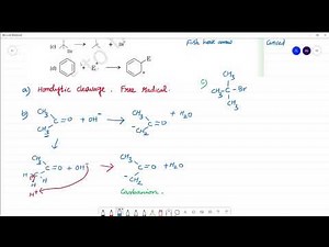 For the following bond cleavages, use curved-arrows to show the electron flowand classify each