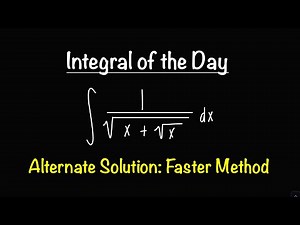 Integral of the Day | 1.24.26 — A Faster Math Contest–Style Solution | Math with Professor V