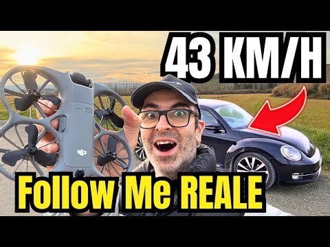 DJI NEO FOLLOW ME: Riesce a Seguire un’AUTO a 43 km/h? (Test Reale)🔥#djineo2