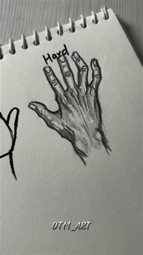 How to draw hands and finger🤚 in 3 ways #drawing #shorts #tutorial #fpy