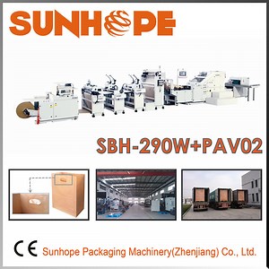 [Hot Item] Sbh290W Kraft Paper Bag Making Machine