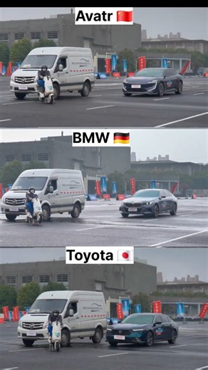 AEB Test: Avatr vs BMW vs Toyota ⚠️ Who Sees First?