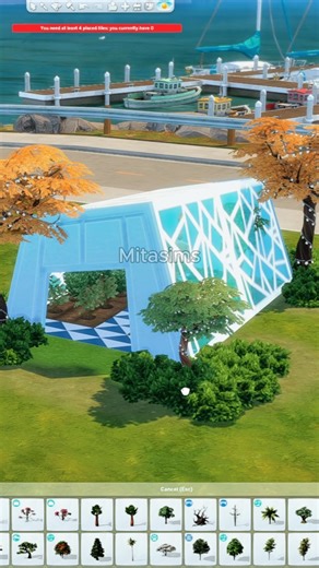 GARDEN Build Hacks No One Knows (part 231) #sims4hacks #sims4ideas #sims4 #thesims4 #sims4build