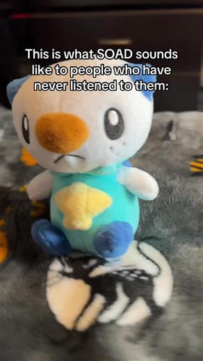 Oshawott on Instagram: "You should totally listen to them tho #pokemon #oshawott #soad #systemofadown #music"