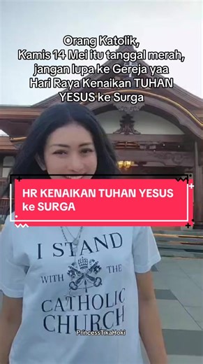 Kamis 14 Mei HR Kenaikan Yesus ke Surga setelah 40 hari kebangkitan-Nya di hari Paskah, dilanjutkan Jumat 15 Mei - Jumat 22 Mei 2026 Novena Roh Kudus, dan selama Bulan Mei jangan sampe bolong Rosario nya yaaa…👉🤏 siapa yang sudah bolong nih ? 🫵😁 . #BulanMaria #KenaikanTuhanYesus #NovenaRohKudus #princesstikahoki #MoodBooster💞