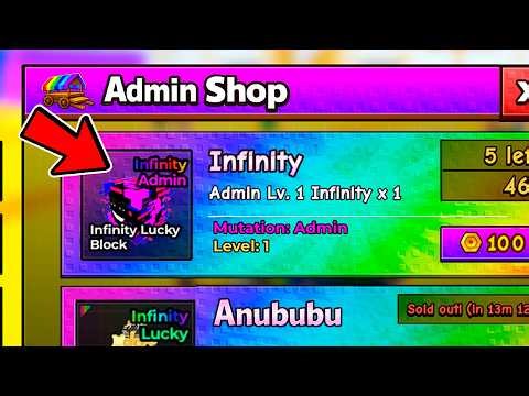 I GOT INFINITY ADMIN LUCKY BLOCK!!! Escape Tsunami For Brainrots Funny Moments