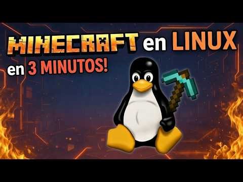 DESCARGAR Minecraft en LINUX en 3 MINUTOS!