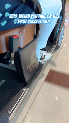 Who are you bringing on this First class flight? #emirates #shorts #pov