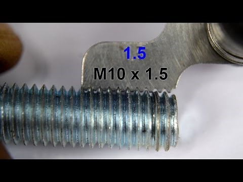 Screws and threads in Metric and Whitworth