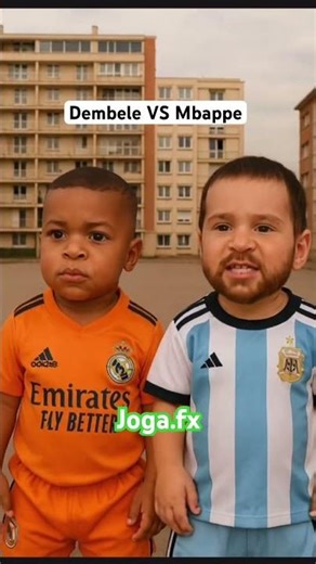 Dembele vs Mbappé #footballshorts #psg #mbappe #dembele #ballondor #humour #foot #messi #lol #mdr