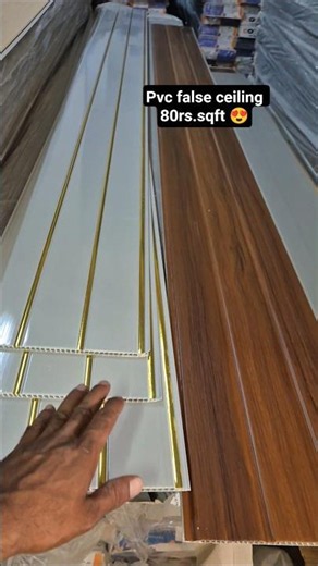 pvc false ceiling 80rs.sqft.🫵 | #pvcinterior