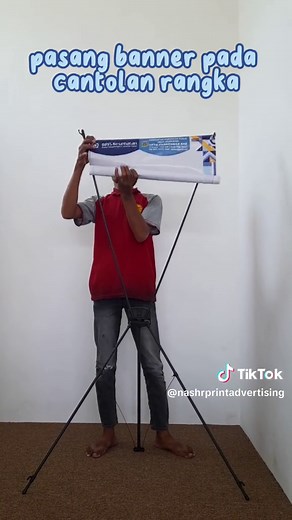 Tutorial Cara Pemasangan Standing Banner yang Tepat