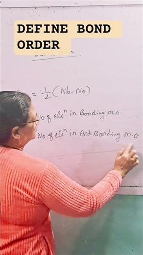 Bond Order Calculation Using MOT#shorts #chemistry#viral #exam #video #viral #youtubeshorts #mot
