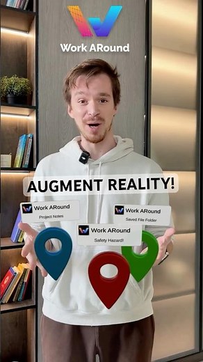 This App Lets You Stick Notes & To-Do Lists on REAL Objects Using AR 🤯📌 #workaround