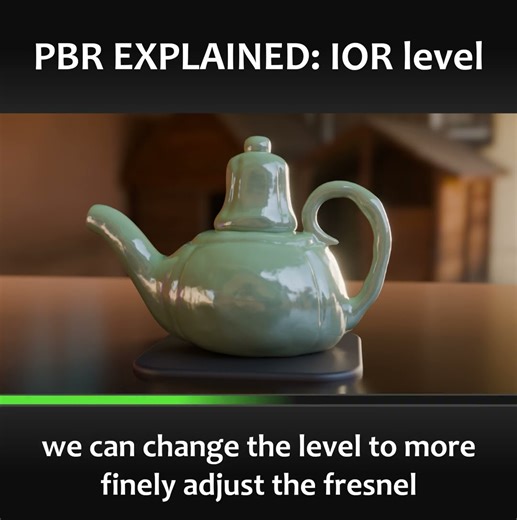 IOR level: PBR explained #blender #pbr #tutorial #unrealengine #unity