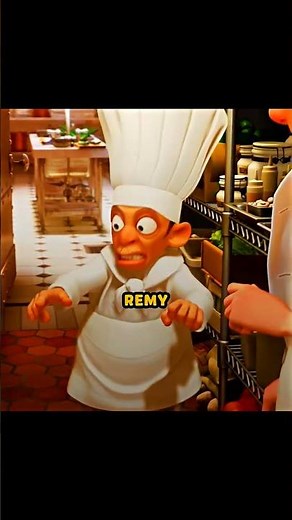 Amazing detail in Ratatouille #ratatouille #Remy #disney #linguini #pixar
