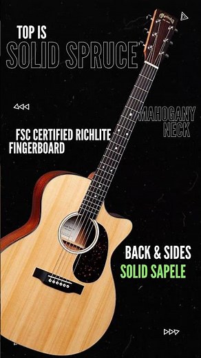 This is what the Martin GPC-11E Road Series sounds like - Guitars Are Being Strummed #shortsGABS