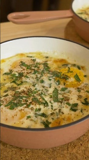Making Ina Garten’s Herbed Baked Eggs 🍳