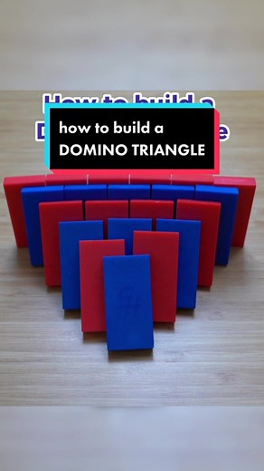 How to Build a Domino Triangle