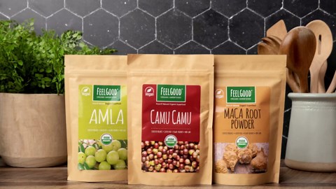 FeelGood Superfoods Fortified Organic Beetroot Powder - Nitric Oxide Booster for Cooking and Smoothies - Pure Beets with 10:1 Beet Root Extract - Supports Cardiovascular and Circulatory Health - 7 oz